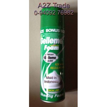 Gelleme Shaving Foam-Green 510ml-Imported And Insignia 200ML Deodorant-Maid in England, Combo On Offer Price Rs.499/- Only, MRP Of Combo is Rs.999/-,